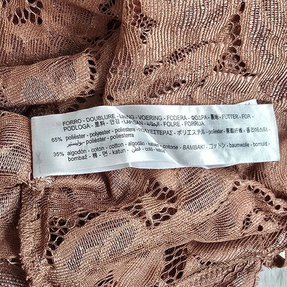 NWT Sexy Blush Lace Tank Bodysuit Sz. Small - Picture 5 of 6